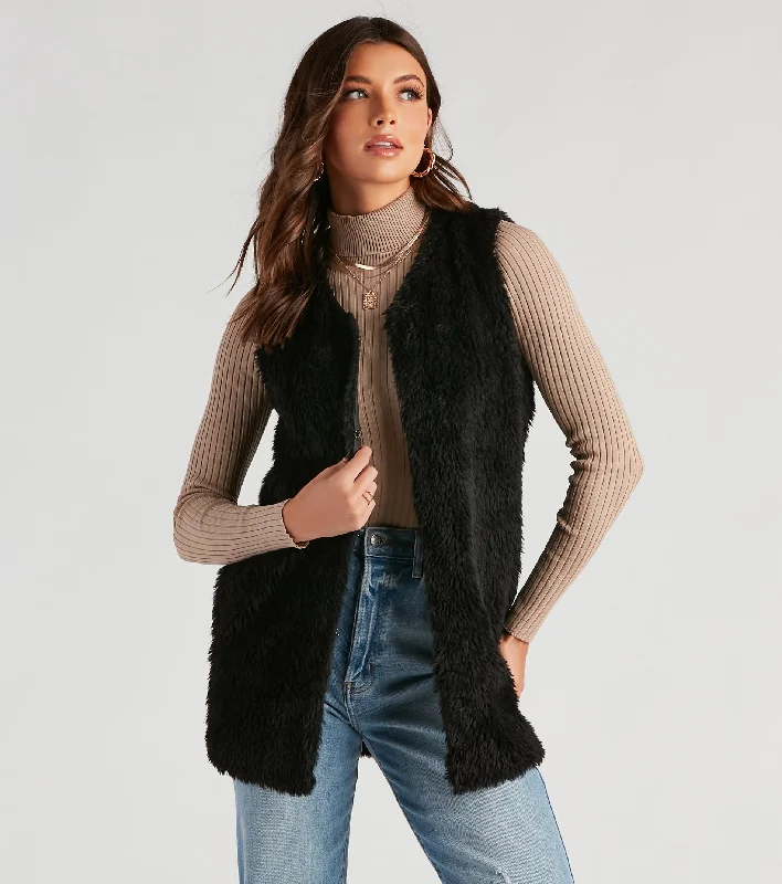 So Extra Faux Fur Vest