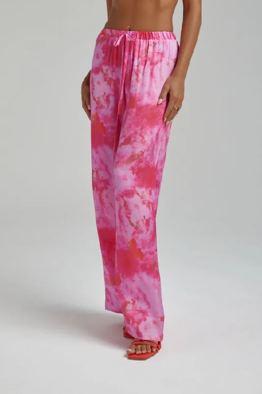 Relaxed Pants Hibiscus