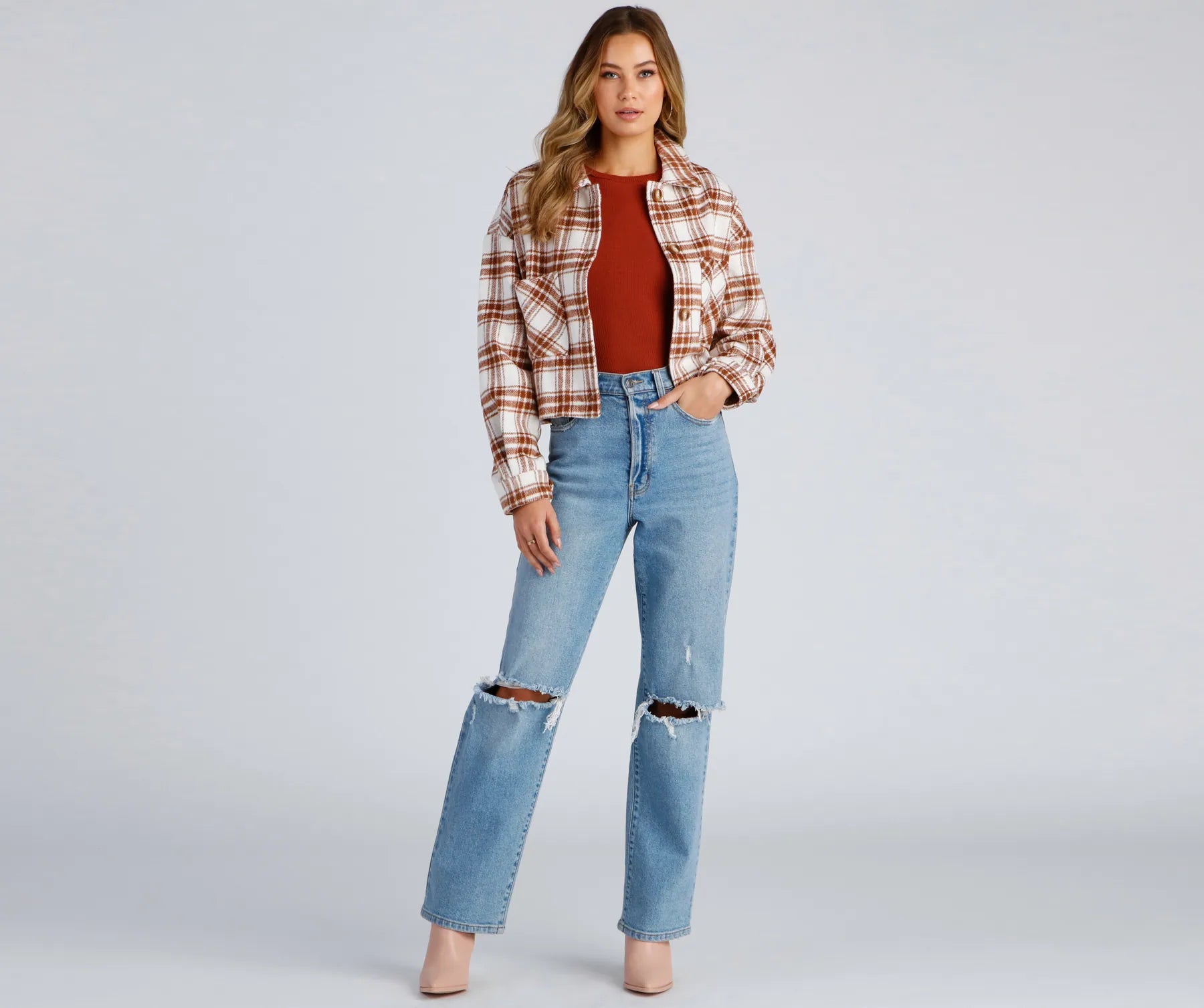 Trendy Layers Flannel Shacket