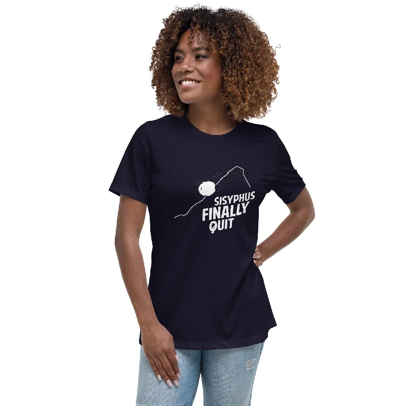 Camus - Sisyphus Finally Quit - Women's T-Shirt