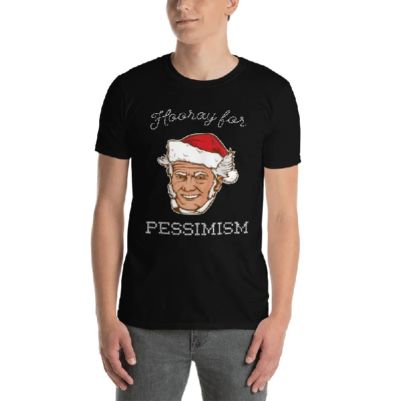 Santa Schopenhauer - Hooray For Pessimism - Premium T-Shirt