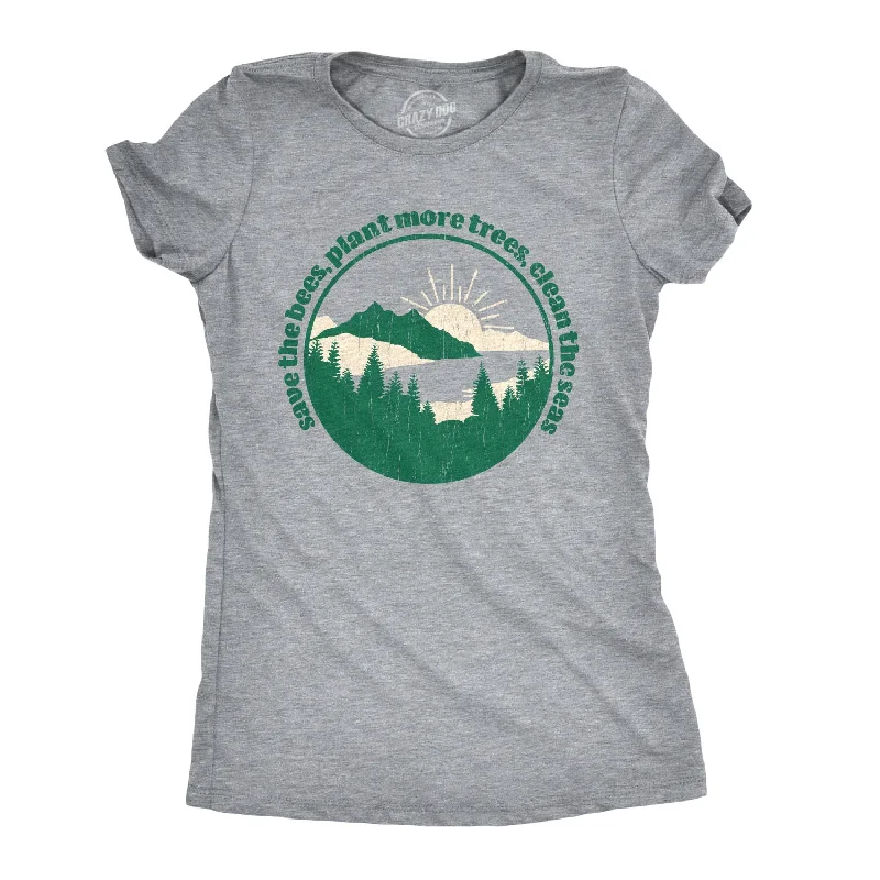 Save The Bees Plant More Trees Women's T Shirt