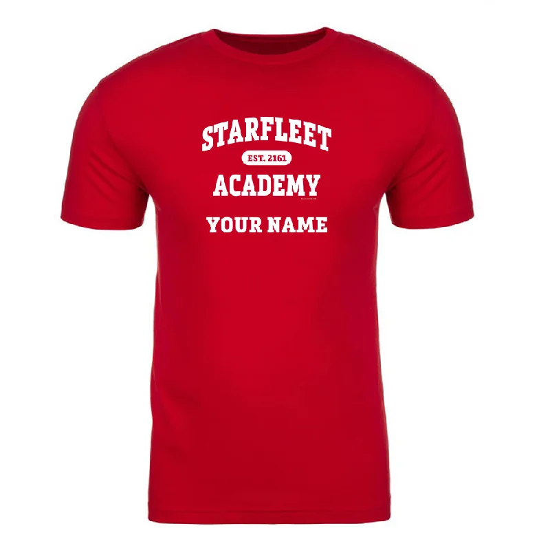 Star Trek Starfleet Academy EST. 2161 Personalized Adult Short Sleeve T-Shirt