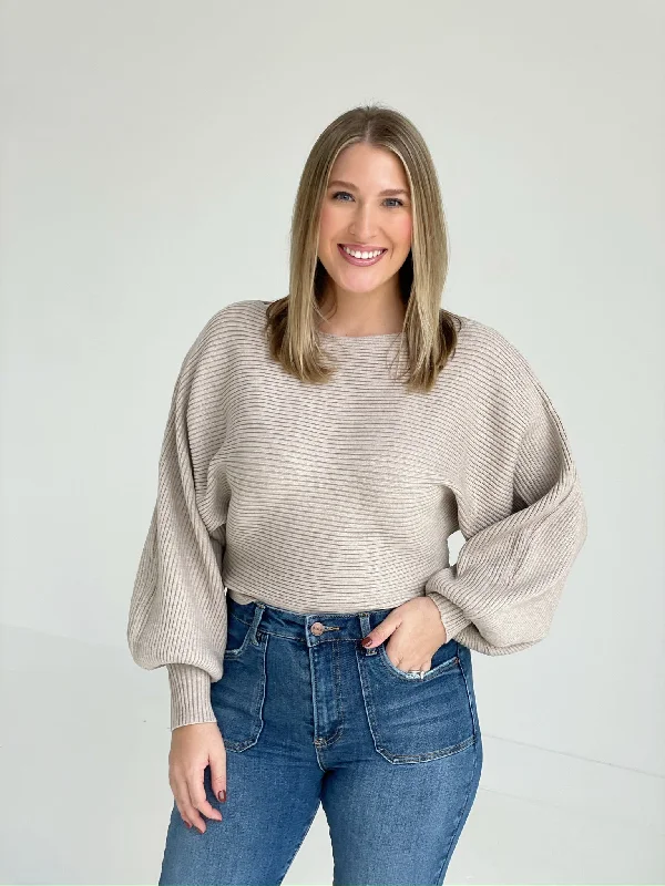 Classical Ribbed Sweater - Mocha