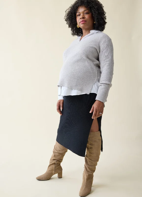 The Snuggle + Grow Maternity + Nursing Sweater