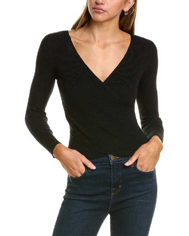 Lea & Viola Surplice Sweater