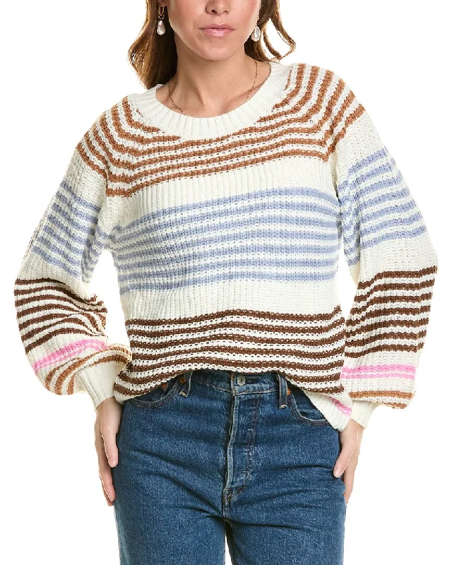 LUXE ALWAYS Shaker Rib Sweater