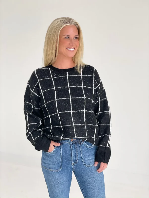 On the Grid Sweater