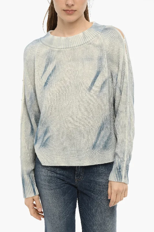 Woolrich Gradient-Effect Crew-Neck Sweater