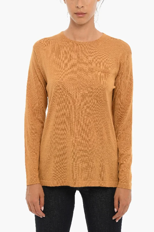 Woolrich Light Cashmere and Silk Crew-Neck Sweater