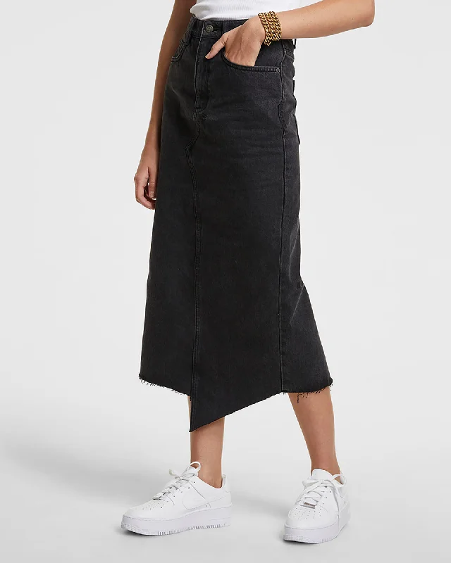 JAGGED SKIRT DOWNTOWN BLACK