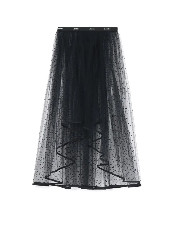 DOT TULLE GATHER SKIRT