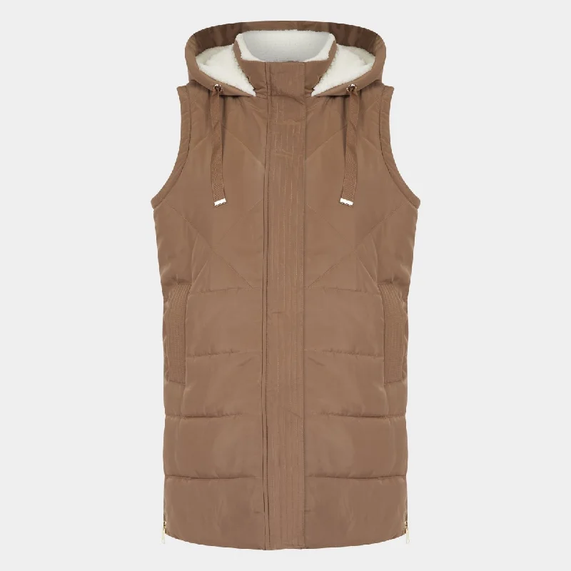 Ladies Diamond Quilted Gilet