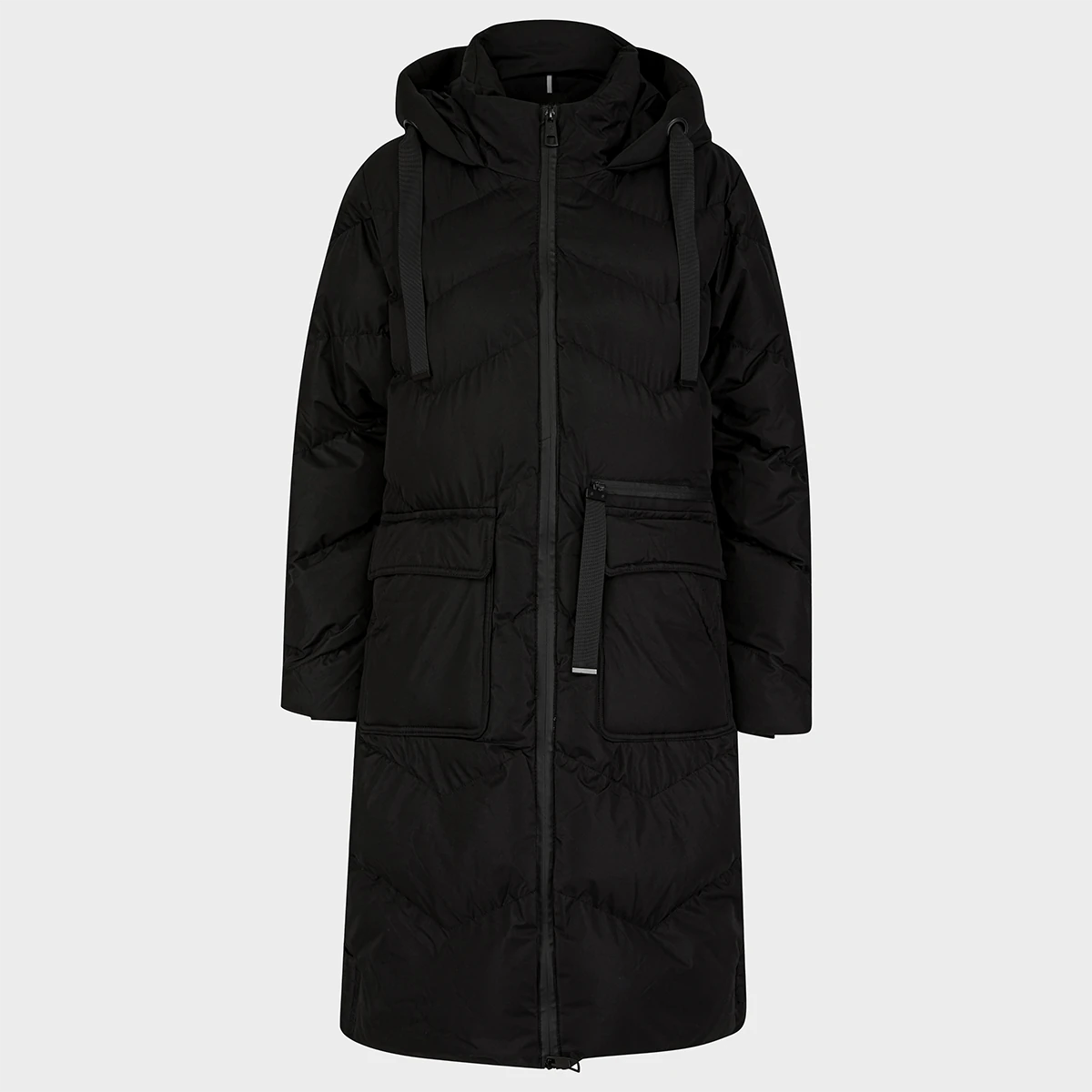 Saint and Sinner Chevron Padded Coat