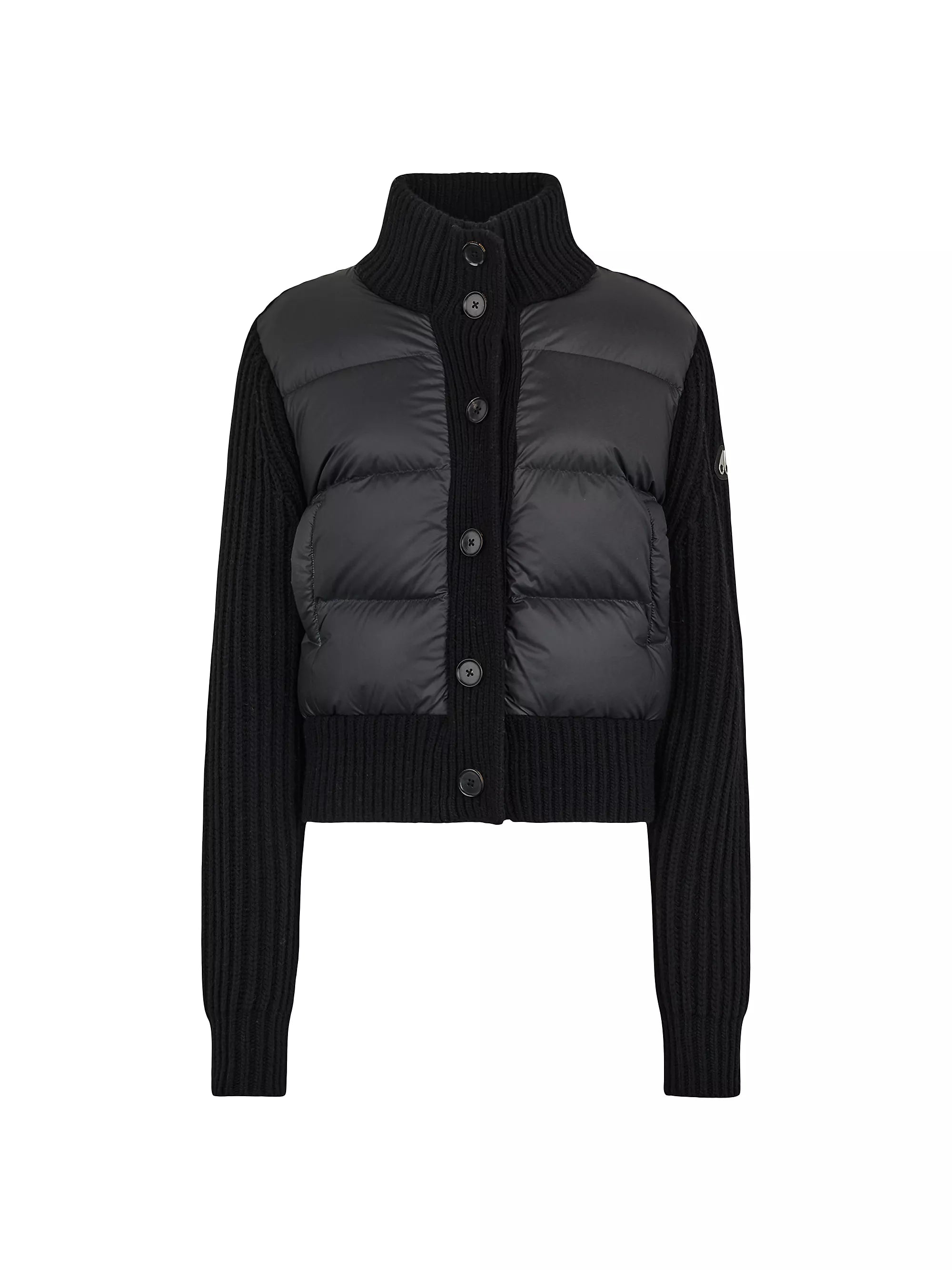 Tugela Wool-Blend Down Puffer Jacket Black